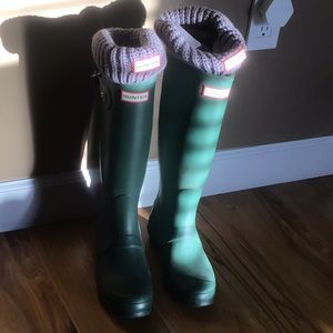 Hunter rain boots